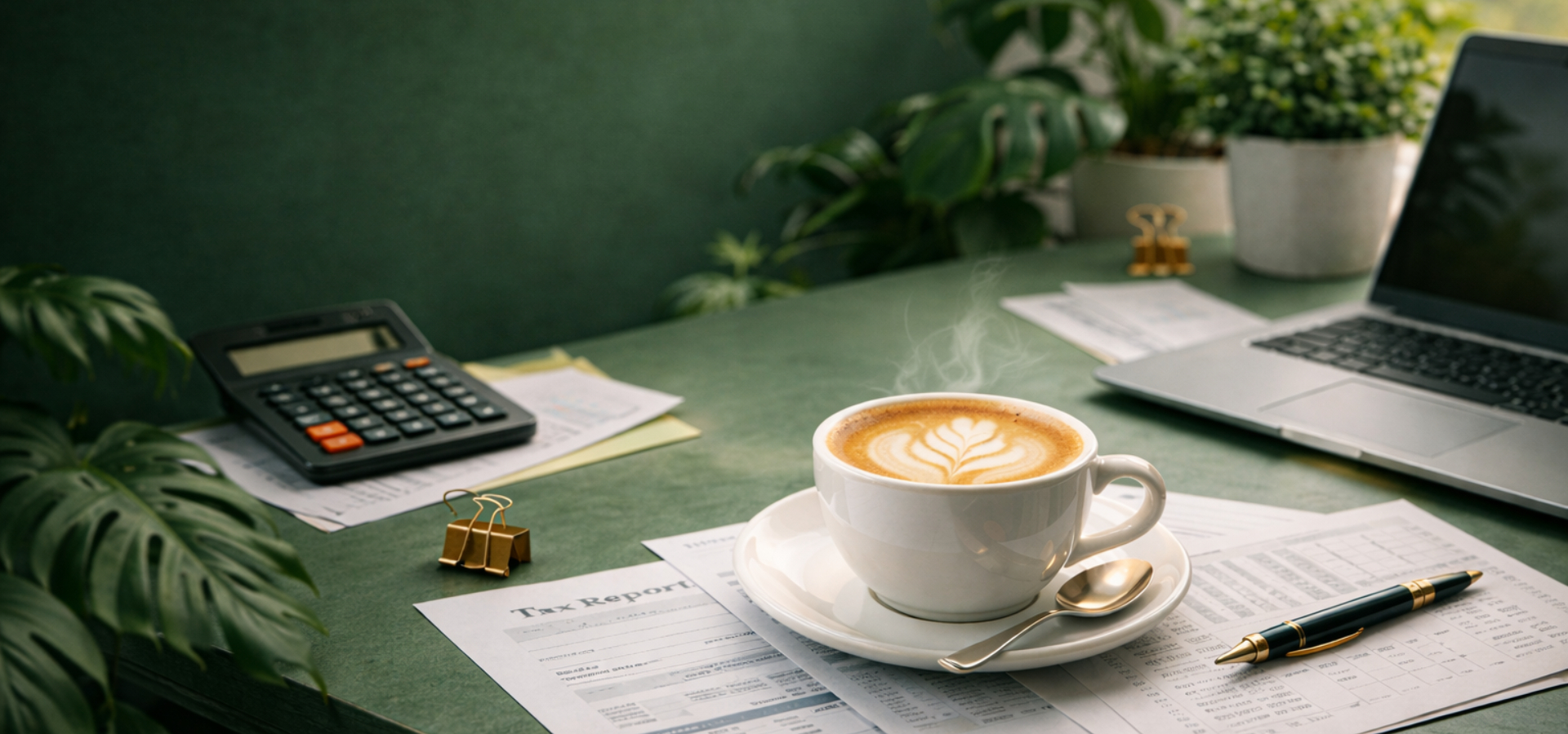 Osoba pracująca przy biurku